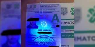 Licencia de conducir falsa