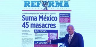 Diario Reforma usa ataques de AMLO para promocionarse
