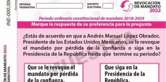 PAN pide al TEPJF echar abajo papeleta de Revocación de Mandato