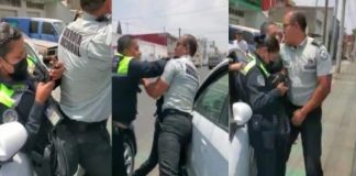 GN se deslinda de agresiones contra policías de Puebla