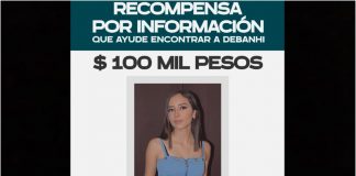 Debanhi Escobar 100 mil pesos,