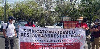 trabajadores del INAH