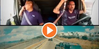 comando armado roba un tráiler en Querétaro