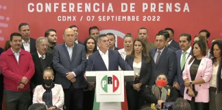 “Alito” niega ruptura con Va por México... aprueba militarización del país