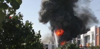 Se registra fuerte incendio en fábrica ubicada en Tlaquepaque, Jalisco