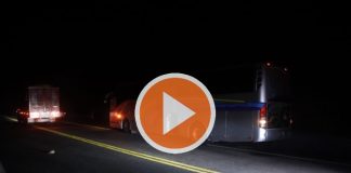 VIDEO: Policías dispararon contra autobús donde viajaban normalistas