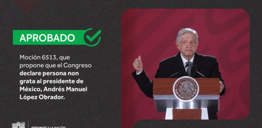 AMLO persona non grata Perú