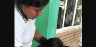 Se desmayan estudiantes en secundaria de Veracruz por ola de calor