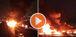 VIDEO: Momento exacto en que pipa se estrella y explota en la México-Querétaro