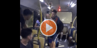 VIDEO: Golpean a sujeto que abusaba de una menor en el transporte público