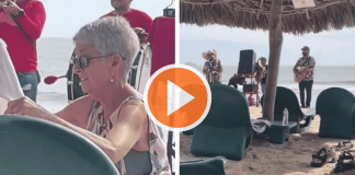 Captan a extranjeros enojados por música de banda en playa de Mazatlán