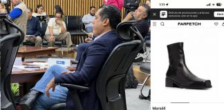 Sergio Gutiérrez Luna usa botas de casi 20 mil pesos