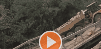 VIDEO: Se desploma puente vehícular en SLP