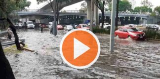 VIDEO: Caos en la CDMX tras fuertes lluvias, así se inundaron las avenidas