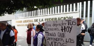 Trabajadores del PJ realizan paro contra reforma judicial de López Obrador