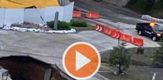 VIDEO: Se abre megasocavon de más de 10 metros en Edomex