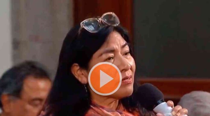 Reyna Haydee enfrentó a Sheinbaum en su conferencia: Afirma que no hay libertad de expresión video-si-algo-me-pasa-el-responsable-es-usted-periodista-reyna-haydee-a-amlo,periodista a Sheinbaum por la elección judicial,Reyna Haydee enfrentó a Sheinbaum