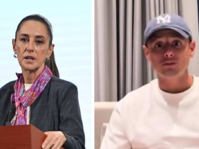 Sheinbaum criticó las declaraciones del Chicharito