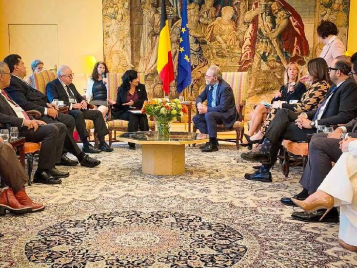 Senadores viaje bruselas