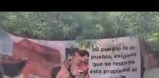 Protestan en Tepoztlán contra Noroña