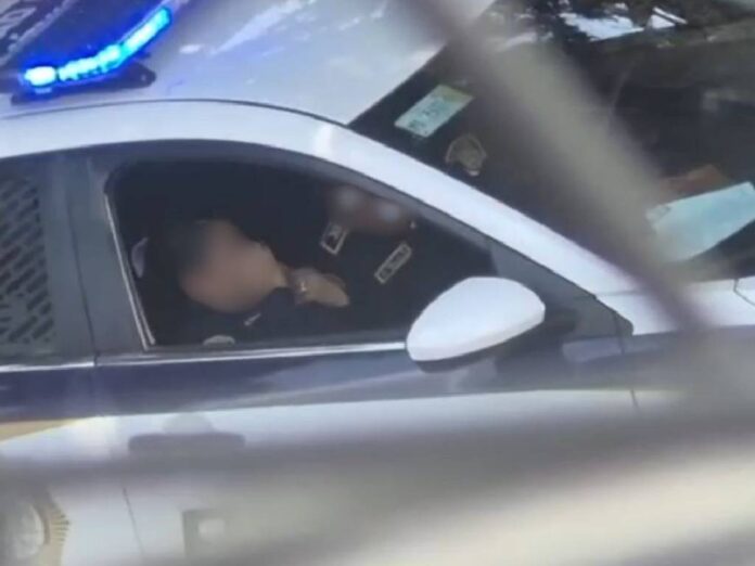 Policías delicioso patrulla