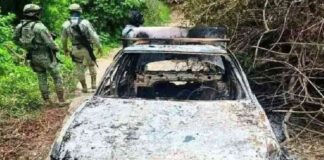 encuentran-cuatro-cuerpos-calcinados-dentro-de-un-auto-en-guerrero