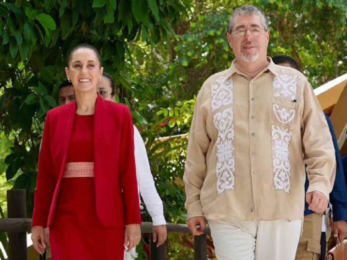sheinbaum-llega-a-guatemala-para-sostener-reunion-con-bernardo-arevalo