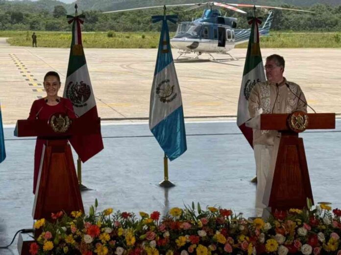sheinbaum-y-arevalo-anuncian-ampliacion-del-tren-maya-a-guatemala-y-belice