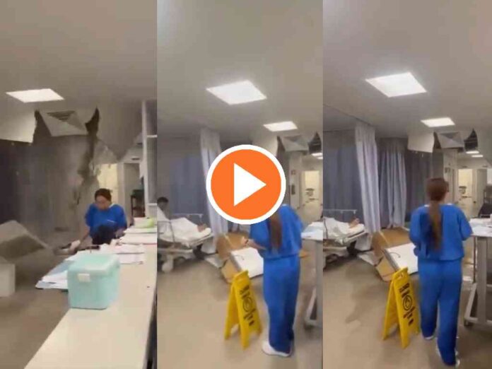 video-enfermera-y-paciente-se-salvan-de-ser-aplastado-por-desplome-de-techo-en-hospital-de-ixtapaluca video-enfermera-y-paciente-se-salvan-de-ser-aplastado-por-desplome-de-techo-en-hospital-de-ixtapaluca