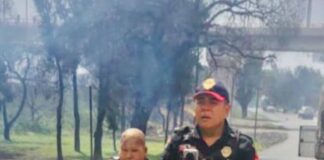 Policía rescata a bebé tras explosión de pipa