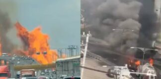 Herios tras explosión de pipa de gas en La COncordia