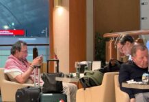 Fotos: Captan a Noroña en exclusiva sala del aeropuerto de Dubai Noroña Dubai
