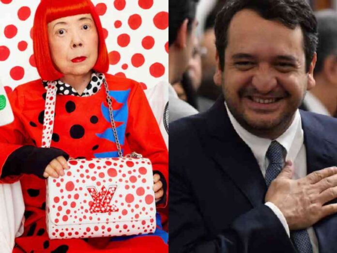 andy-lopez-compro-obra-de-yayoi-kusama-en-medio-millon-de-pesos